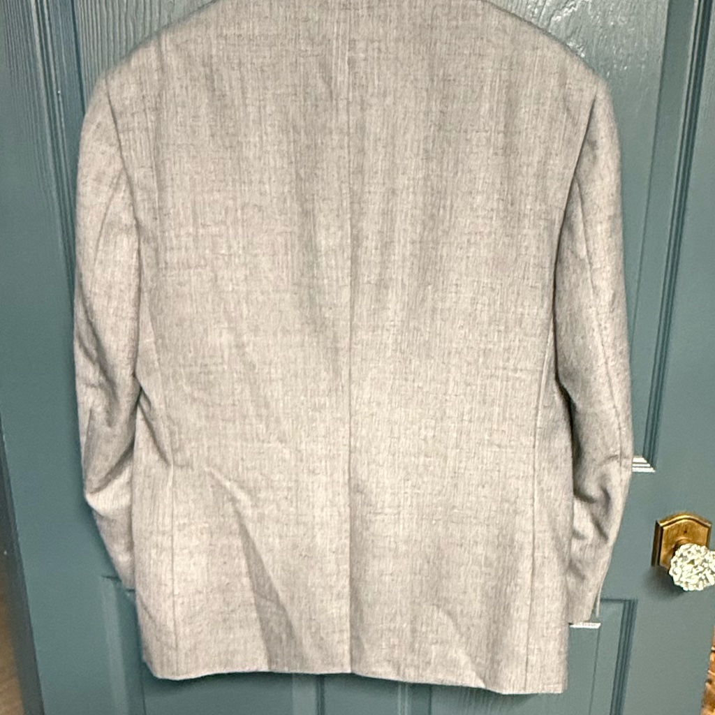 Vintage Holley's Shop For Men Gray Blazer Sport Coat Suit Jacket 42 Short — image 6 of 6